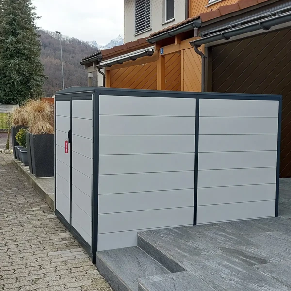 Fahrradgarage perfekt integriert