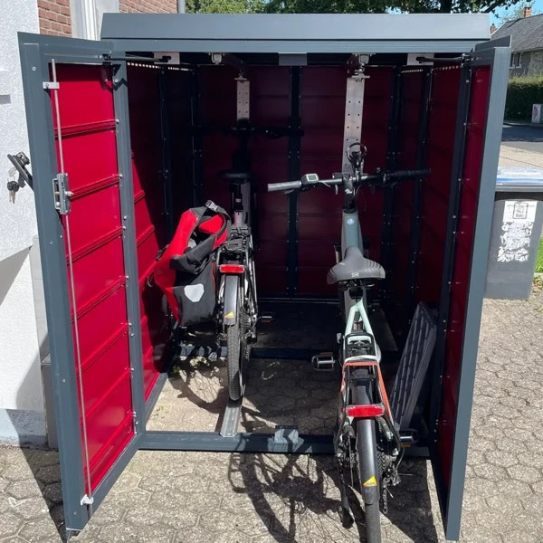 Fahrradgarage für 2 Fahrräder